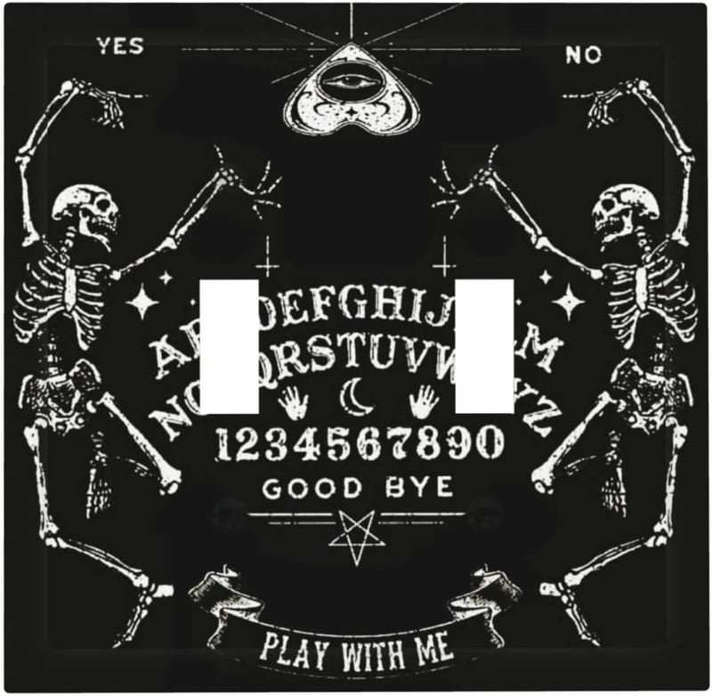 Halloween Jumbo Skull Light Switch Wall Plate, 2-Gang Decor