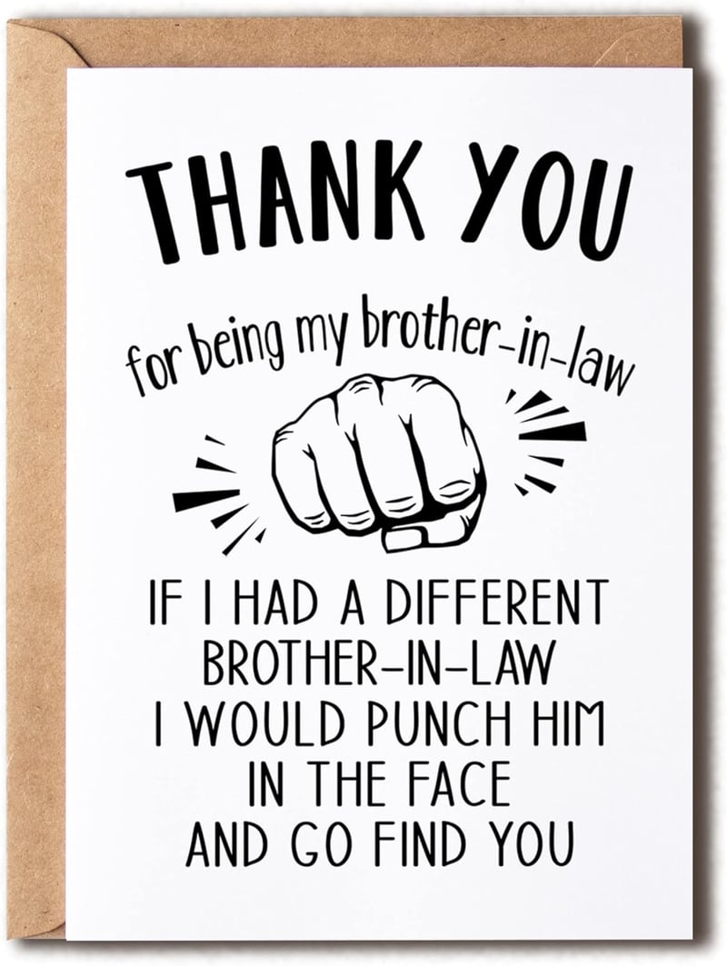 Thank You Brother-In-Law Card for Father's Day