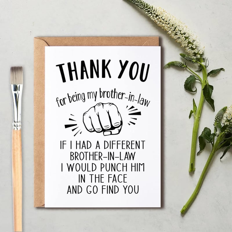 Thank You Brother-In-Law Card for Father's Day