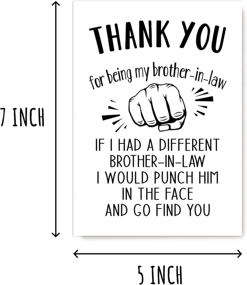 Thank You Brother-In-Law Card for Father's Day