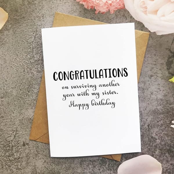 Funny Birthday Card for Brother-in-Law