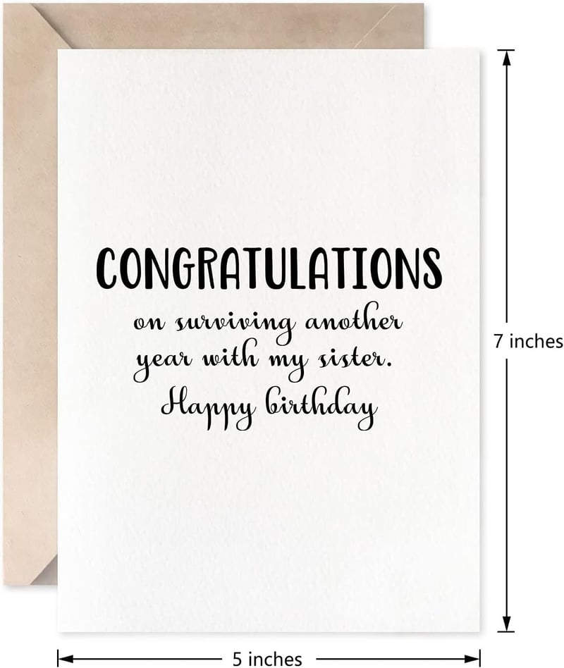 Funny Birthday Card for Brother-in-Law