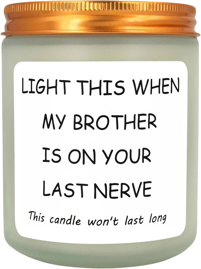 Funny Scented Candle for Sister-in-Law's Birthday
