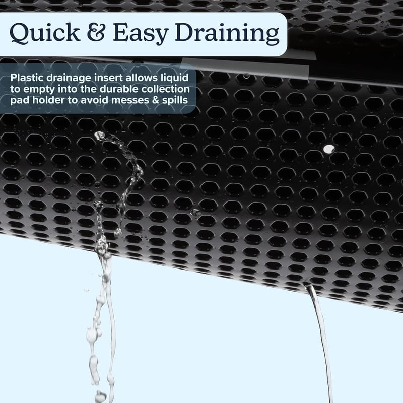 Reusable 3-Layer Puppy Pee Pad with Tray for Dogs