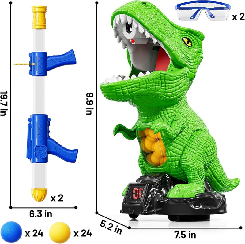 Dinosaur Target Shooting Game for Kids Ages 3-8