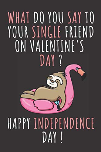 Anti-Valentine's Day Notebook Gift for Singles
