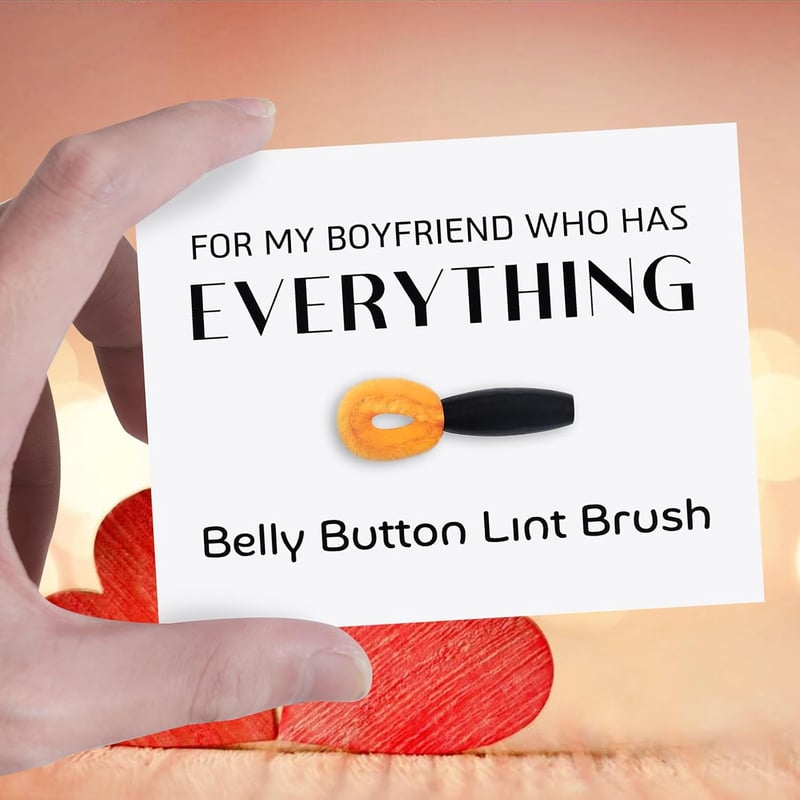 Funny Valentine's Day Gift - Belly Button Brush for Him