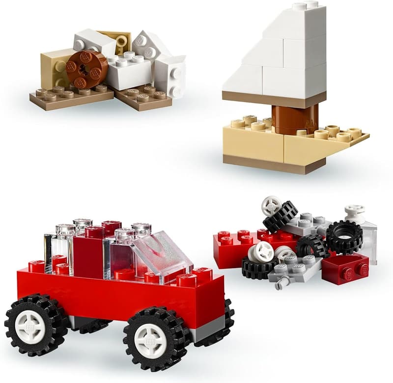 LEGO Classic Creative Suitcase with Colorful Building Bricks