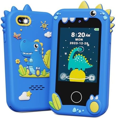 Kids Dinosaur Touchscreen Smartphone with Dual Camera - Educational Toy