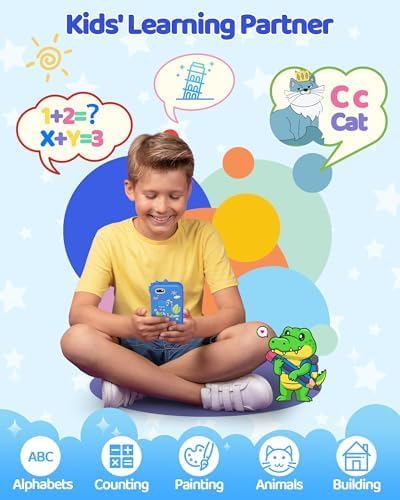 Kids Dinosaur Touchscreen Smartphone with Dual Camera - Educational Toy