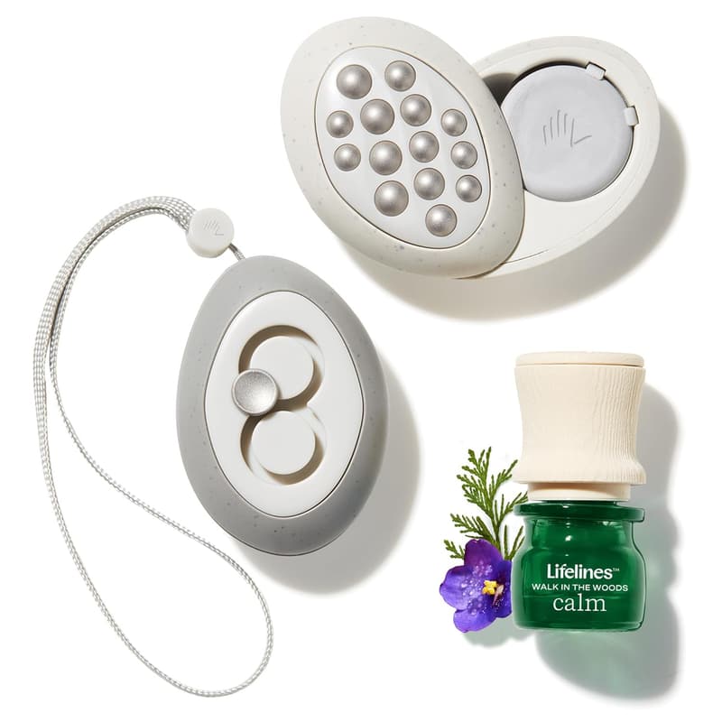 Grounding Stones with Essential Oil Blend - 2-Pack Fidget Set