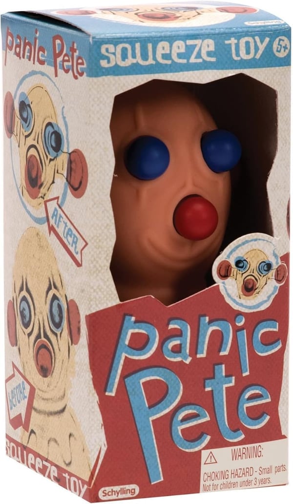 Panic Pete Squeeze Toy - Stress Relief for Adults