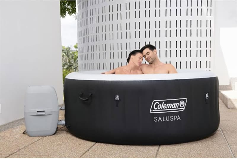 Portable Outdoor Spa: Coleman SaluSpa Miami 2-4 Person Hot Tub