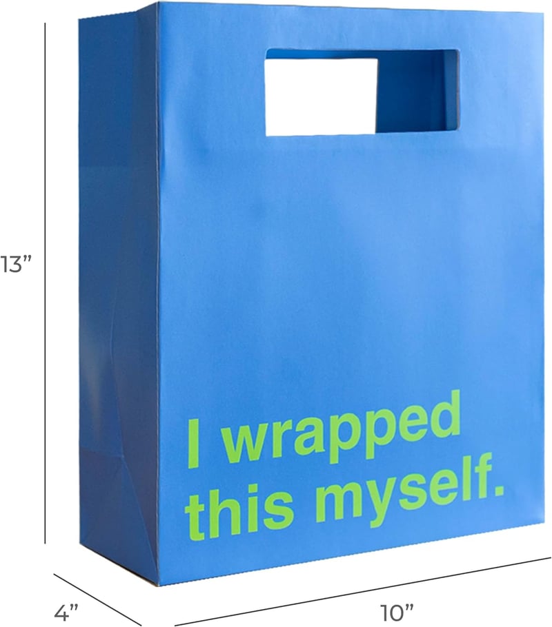 Funny Gift Bags - 3 Pack for White Elephant or Gag Gifts