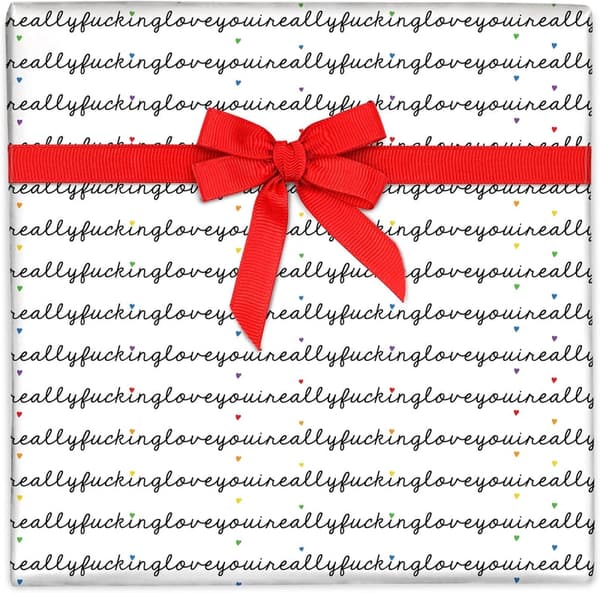 Inappropriate Funny Gift Wrap -