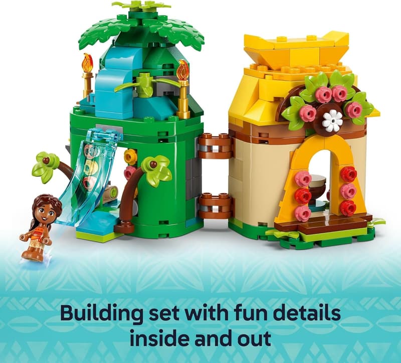 LEGO Disney Moana's Island Fun Building Set for Kids, 5+
