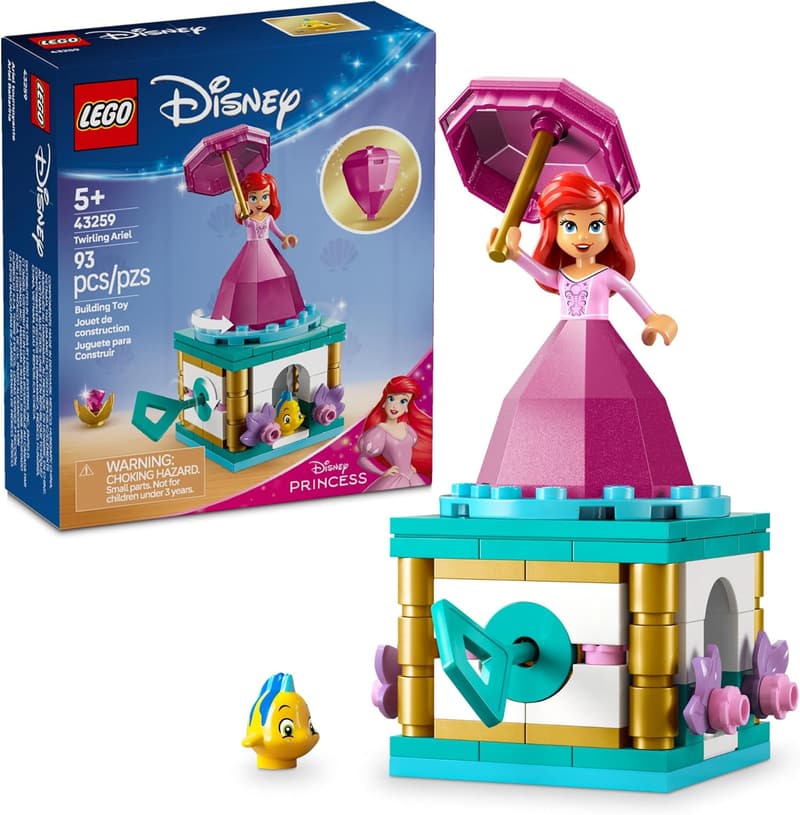 LEGO Disney Princess Ariel Twirling Doll - Building Toy for Kids
