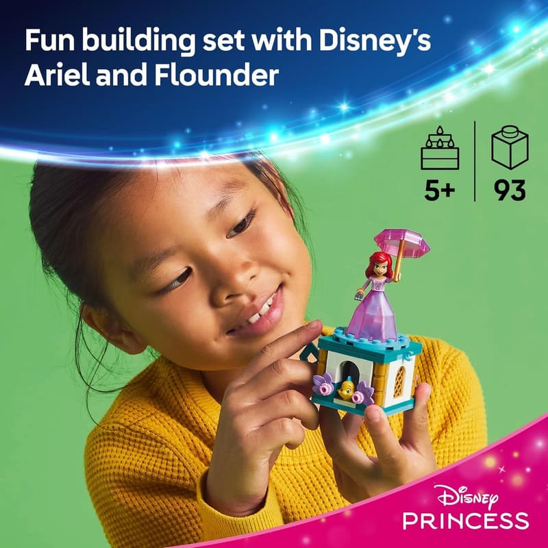 LEGO Disney Princess Ariel Twirling Doll - Building Toy for Kids