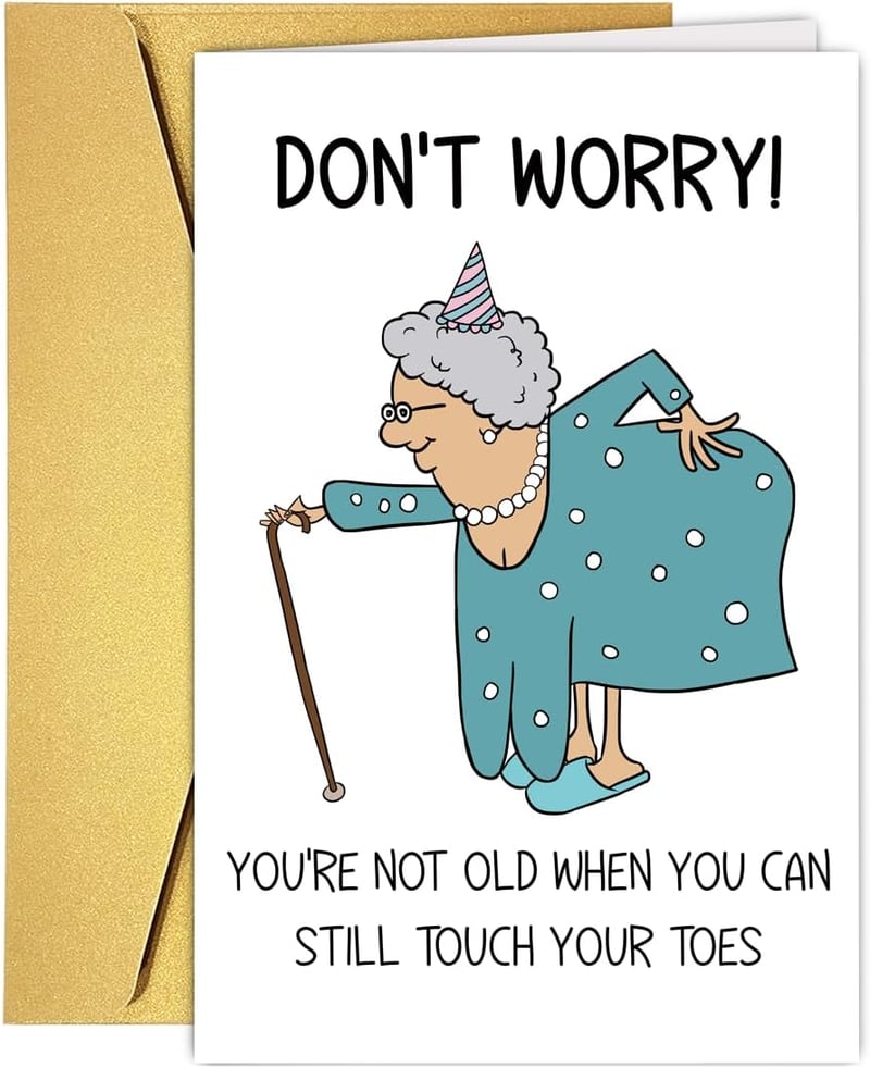 Funny Birthday Card for Women - Rude Gag Gift for Friends