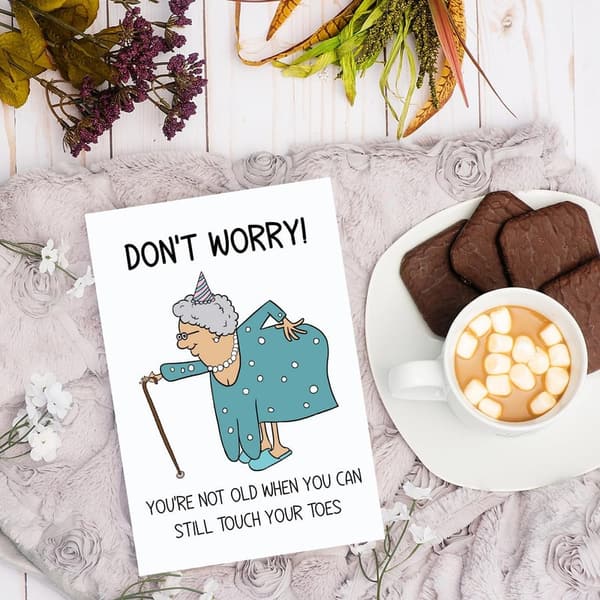 Funny Birthday Card for Women - Rude Gag Gift for Friends