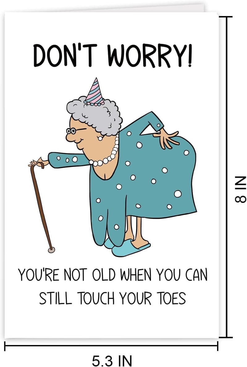 Funny Birthday Card for Women - Rude Gag Gift for Friends