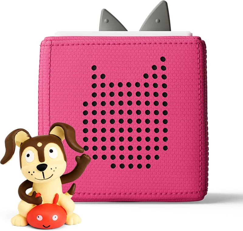 Toniebox Audio Player Starter Set with Playtime Puppy - Pink