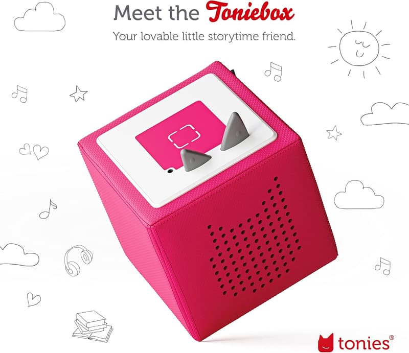 Toniebox Audio Player Starter Set with Playtime Puppy - Pink