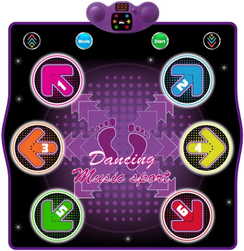 Electronic Dance Carpet with Lights & Music - 6 Game Modes