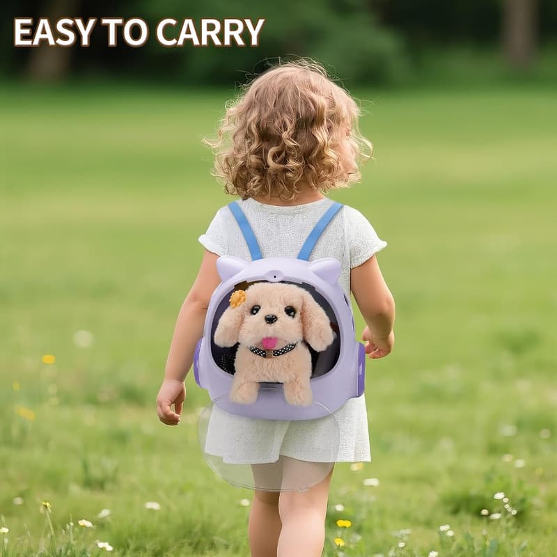Robot Puppy Toys - Realistic Walk & Bark Set for Kids (16 Pcs)