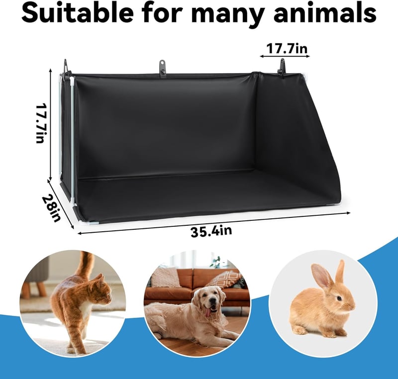 Foldable Dog Pee Pad Holder with High Walls for Indoor Use