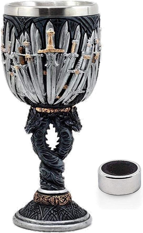 Dragon-themed Goblet Chalice for D&D & Game Nights