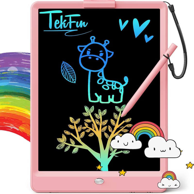 Colorful LCD Writing Tablet for Kids - Mess-Free Drawing Pad