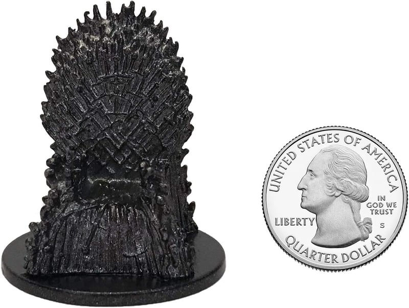 Game of Thrones Mini Iron Throne Replica - 2 Inch