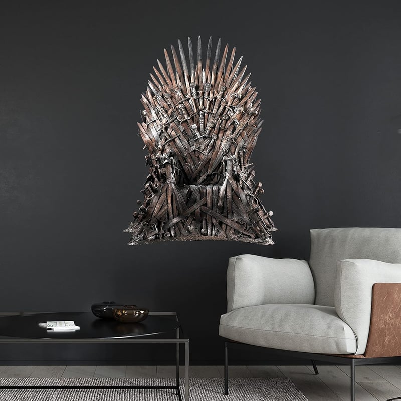 Game of Thrones Iron Throne XL Peel and Stick Wall Decals