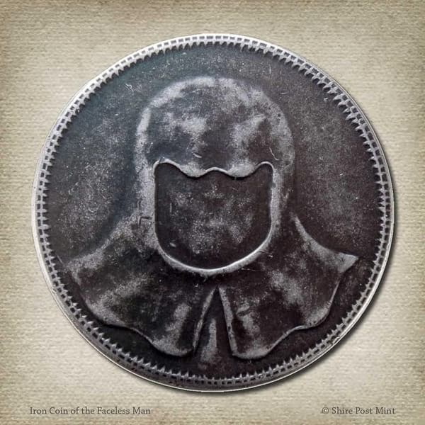 Faceless Man Iron Coin – Fully Licensed Game of Thrones Collectible