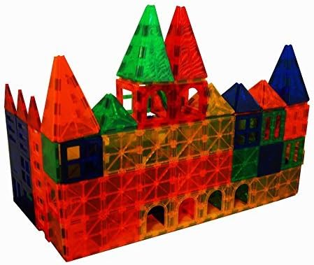 Magnet Tiles - 186-Piece Magnetic Building Blocks Set
