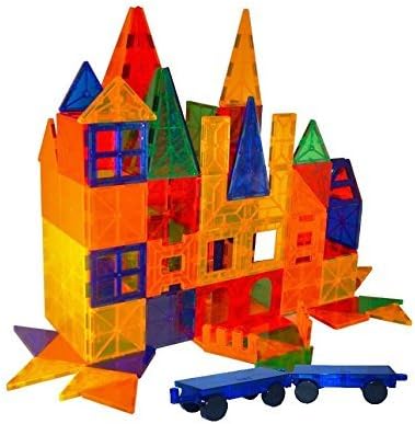 Magnet Tiles - 186-Piece Magnetic Building Blocks Set