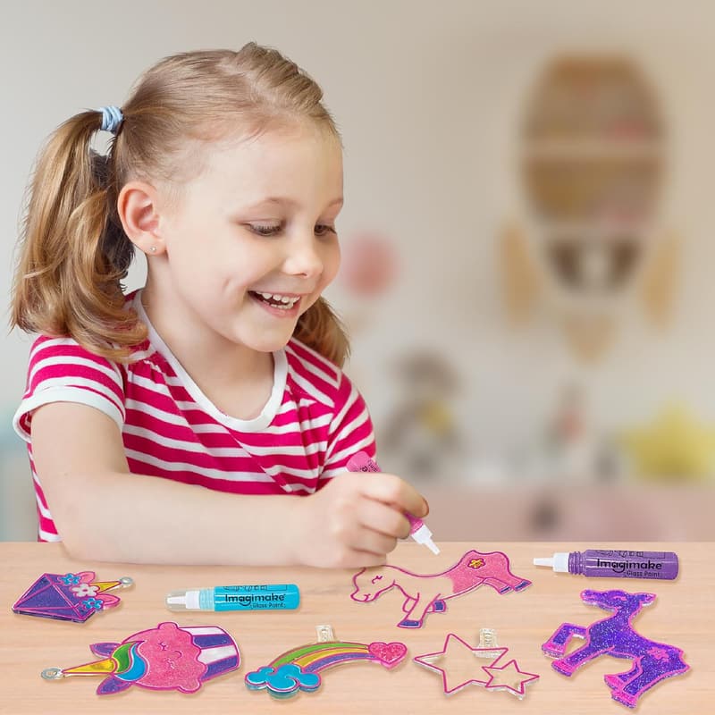 Unicorn Stained Glass Kit | DIY Arts & Crafts for Girls 6-12