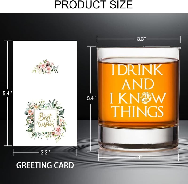 Funny Whiskey Glass - 