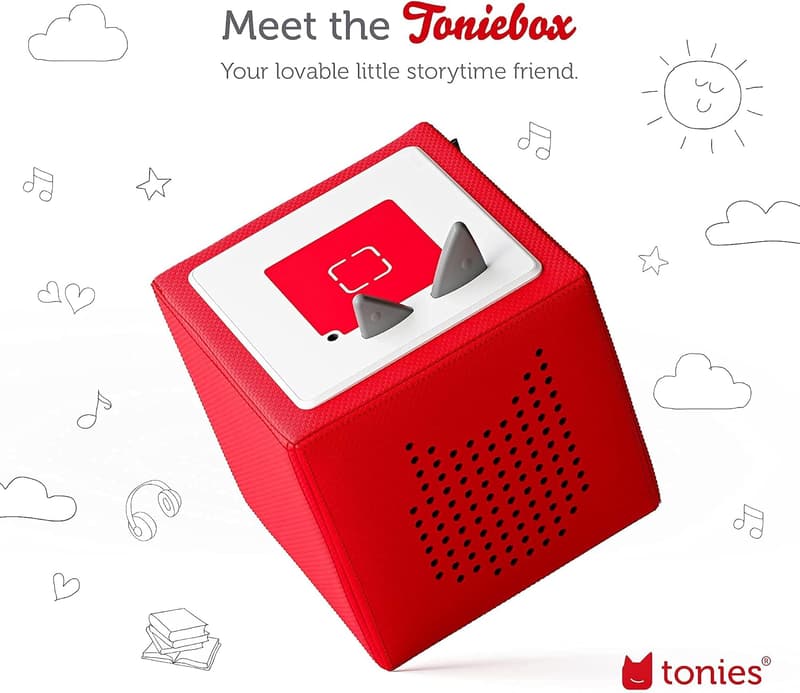 Toniebox Audio Player Starter Set with Playtime Puppy - Red