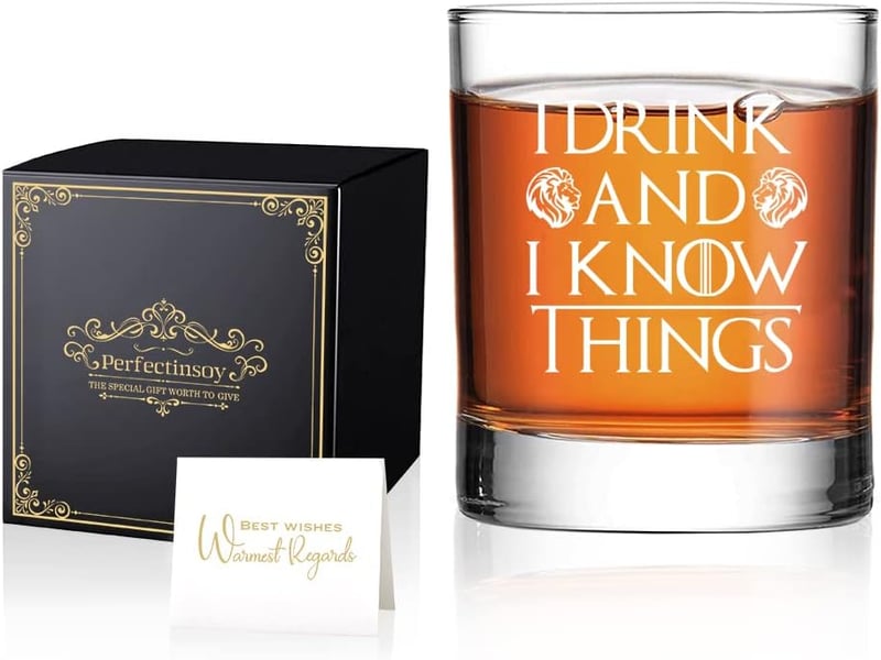 Game of Thrones Whiskey Glass Gift Box for Dad or Friends