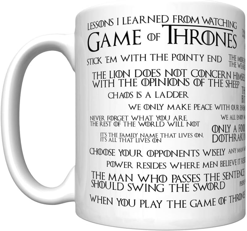 Game of Thrones Lessons Coffee Mug
