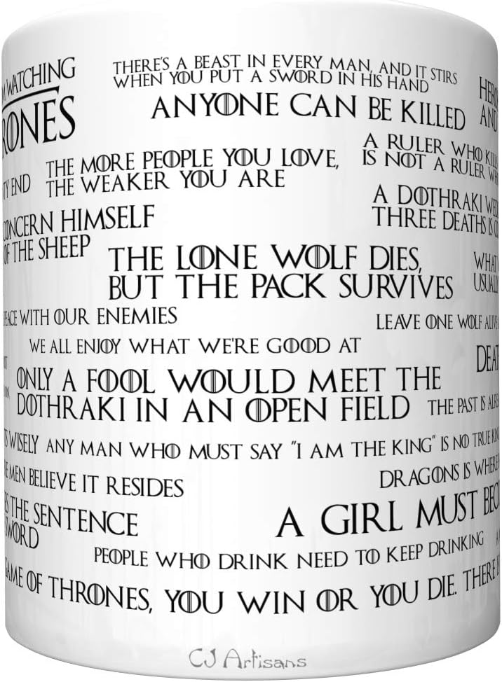 Game of Thrones Lessons Coffee Mug