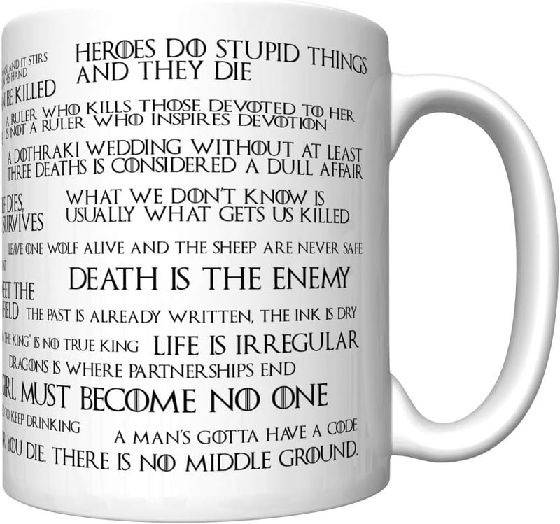 Game of Thrones Lessons Coffee Mug