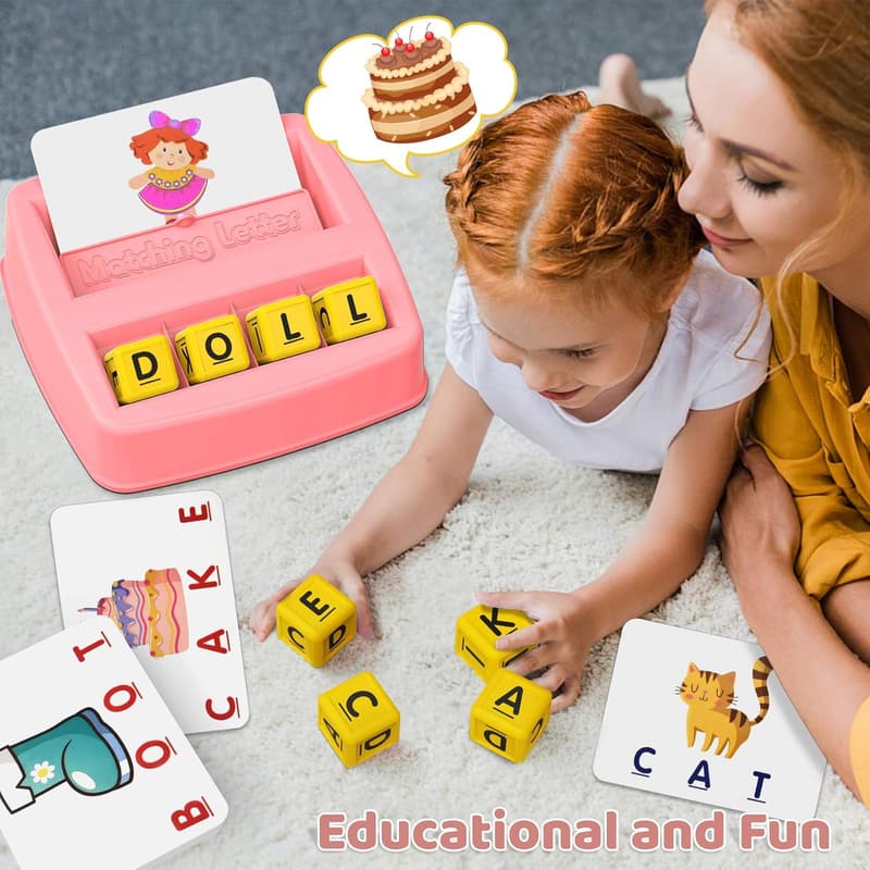 Educational Matching Letter Games for Toddlers (Ages 2-5)
