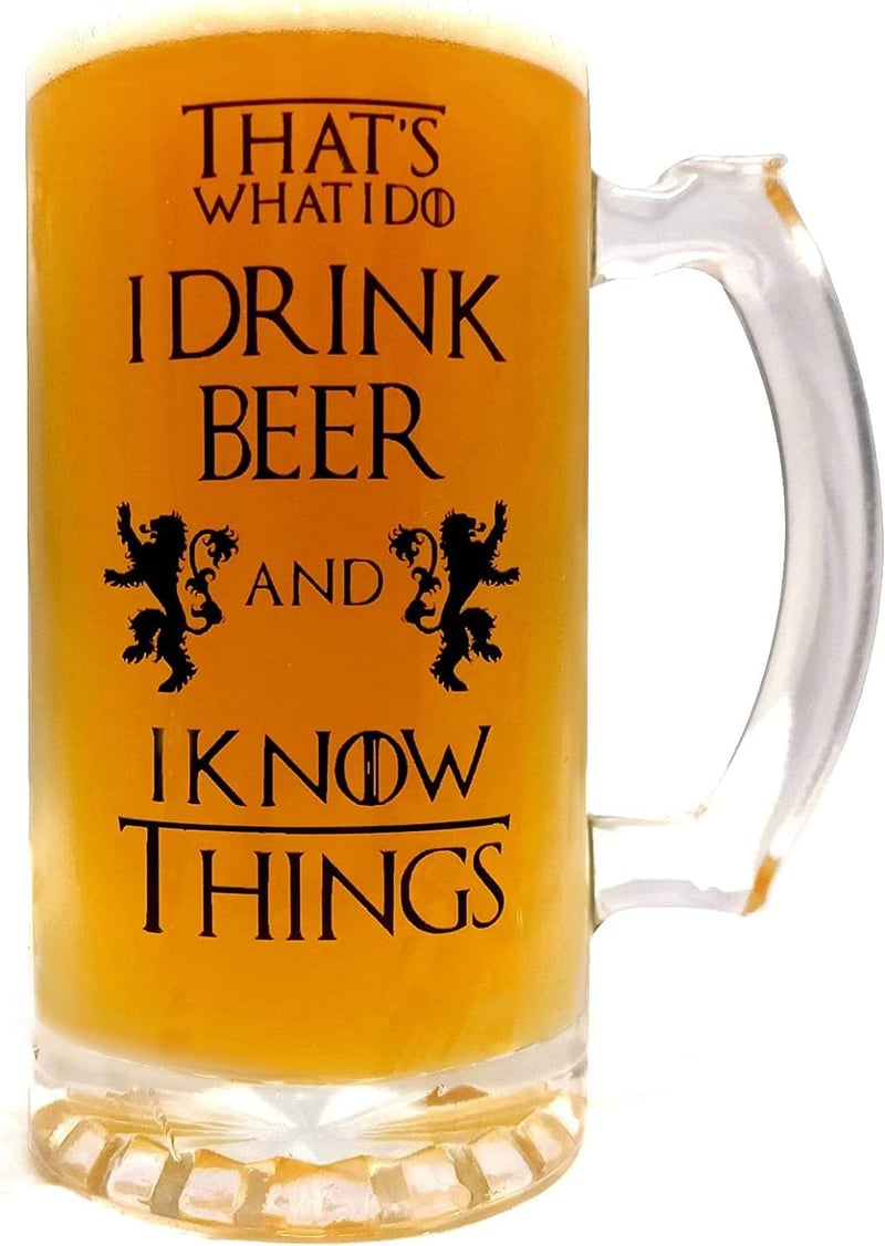 Game of Thrones Inspired 16oz Thick Glass Mug