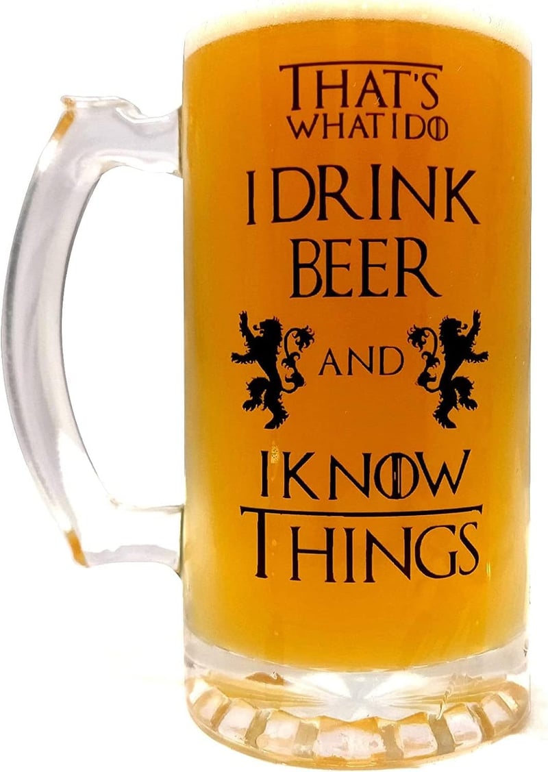 Game of Thrones Inspired 16oz Thick Glass Mug
