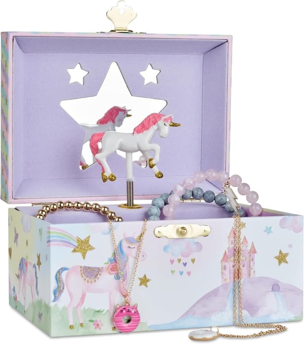 Unicorn Musical Jewelry Box for Girls - Perfect Birthday Gift