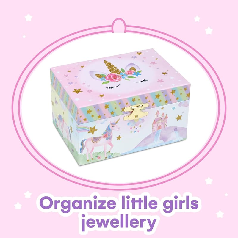Unicorn Musical Jewelry Box for Girls - Perfect Birthday Gift