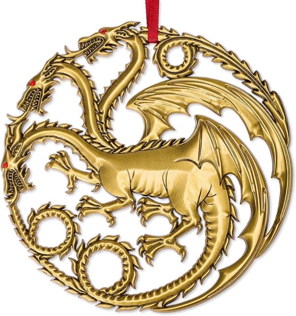 Game of Thrones Targaryen Sigil Christmas Ornament